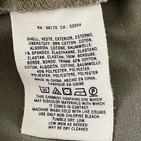 Pilcro Chino Button-Front Skirt - Picture 9 of 10